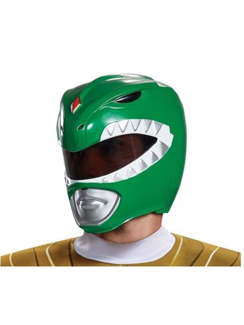 Mighty Morphing Power Rangers Green Ranger Adult Mask - Picture 3 of 6